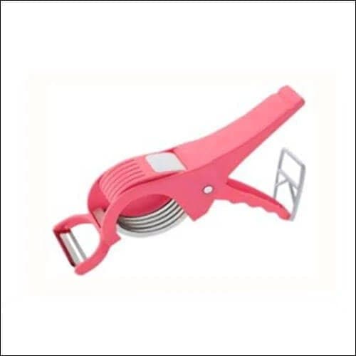 Vegetable Cutter for Kitchen | Manual Veg Cutter, Onion Cutter, Potato Slicer | Stainless Steel Blade Kitchen Cutting Tool